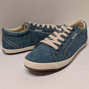 Täos Footwear Star Casual Sneakers in Teal Wash Canvas